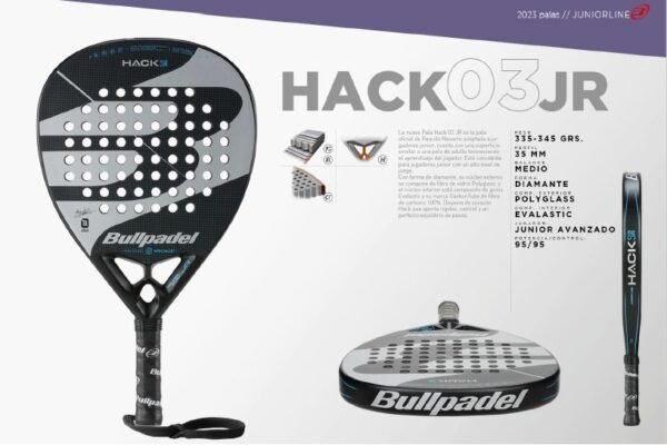 RACCHETTA BULLPADEL HACK JR 23