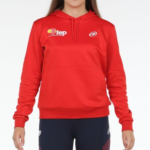 FELPA BULLPADEL EVOCA ROJO