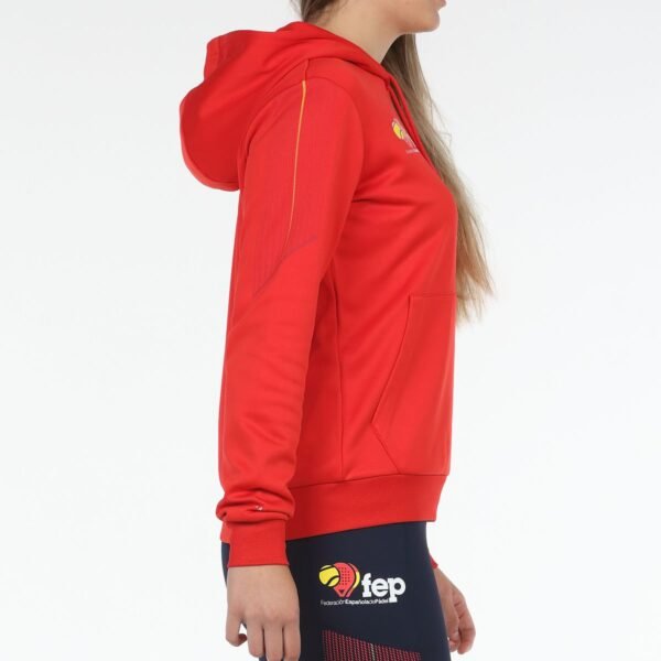 FELPA BULLPADEL EVOCA ROJO