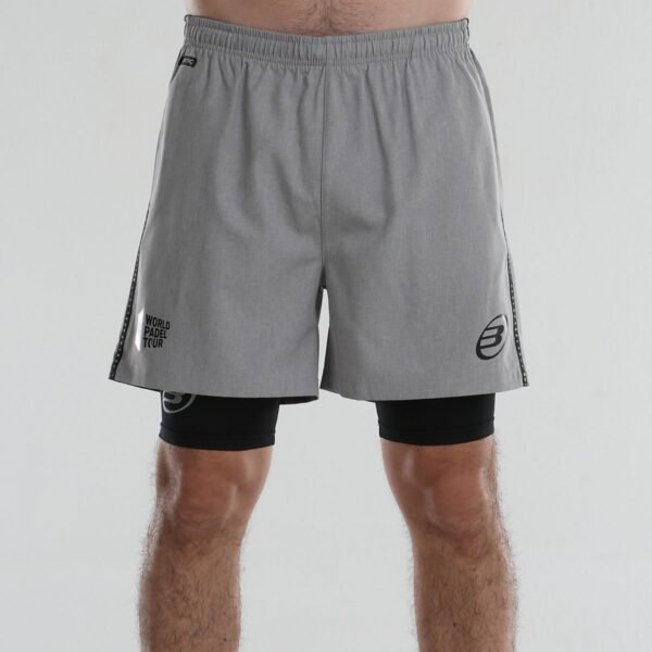 PANTALONCINI BULLPADEL LIRIO GRIS MEDIO VIGORE