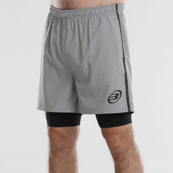 PANTALONCINI BULLPADEL LIRIO GRIS MEDIO VIGORE