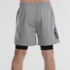 PANTALONCINI BULLPADEL LIRIO GRIS MEDIO VIGORE